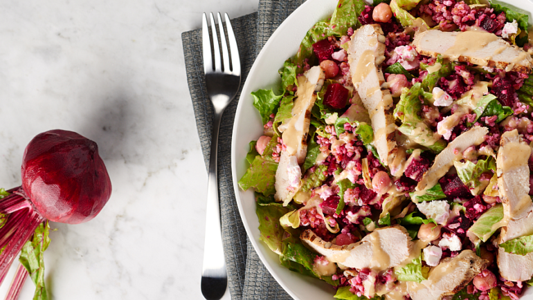 Beets & Bulgur Salad