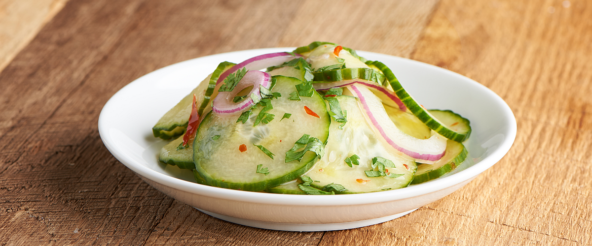 tangy cucumber salad