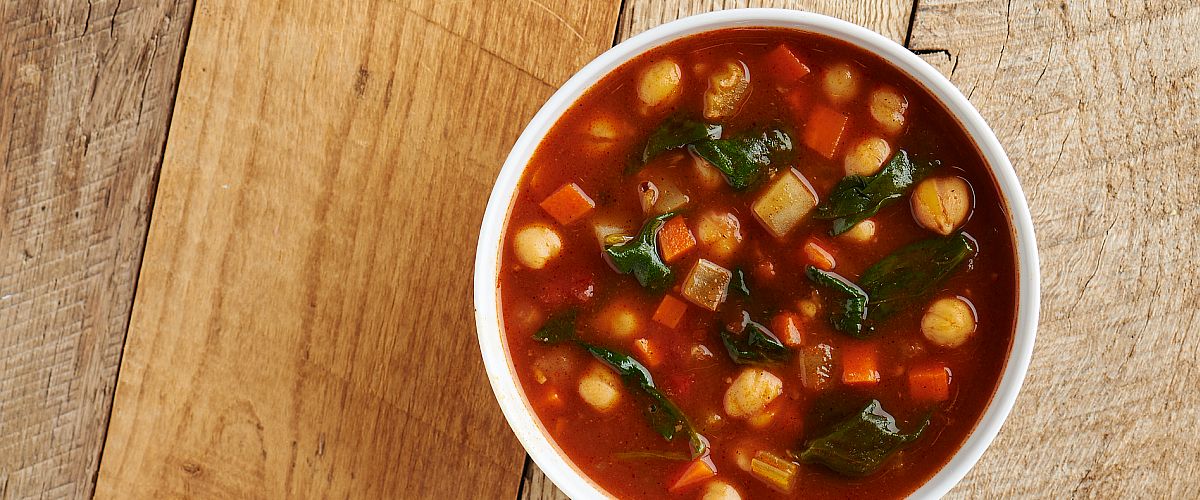 Moroccan chickpea soup