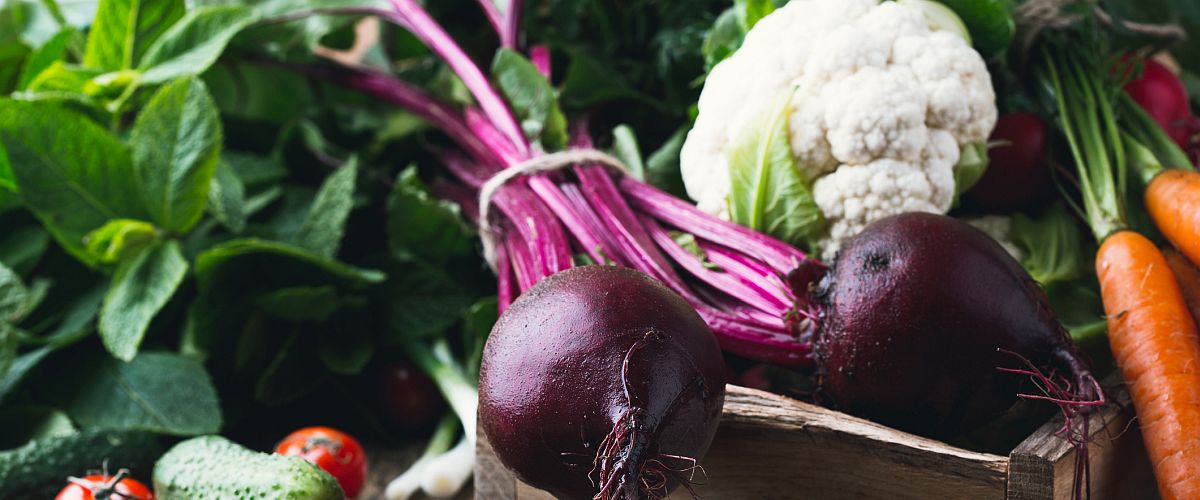 beets and cauliflower