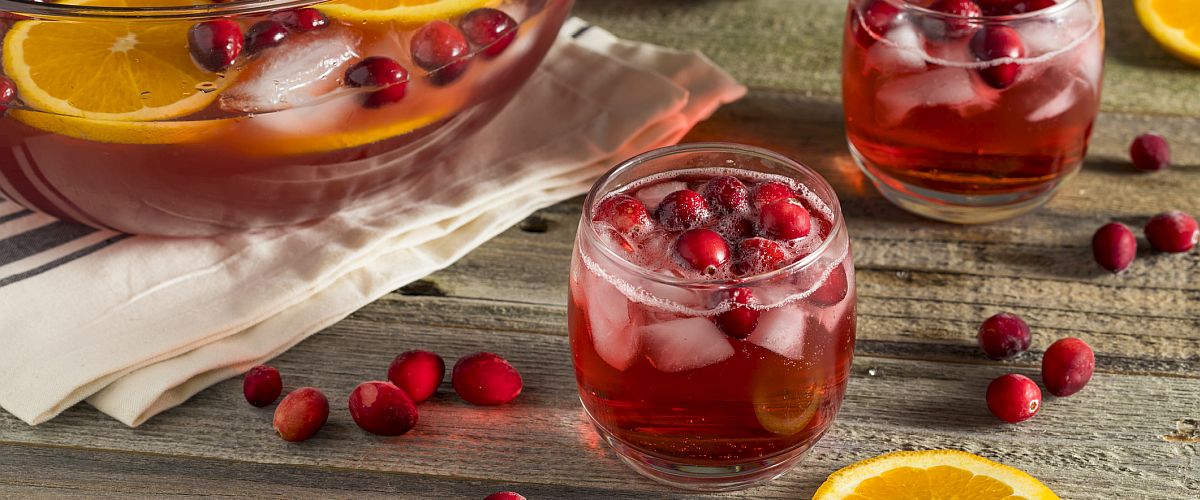 cranberry agua fresca