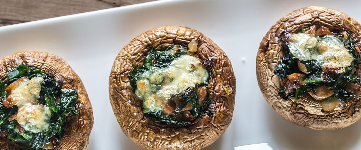 baked stuffed mushroom