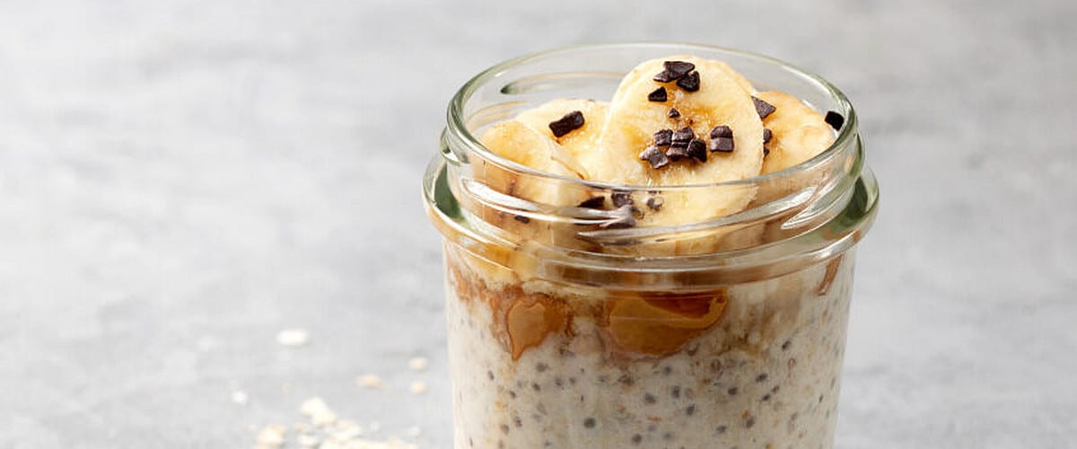 peanut butter overnight oats