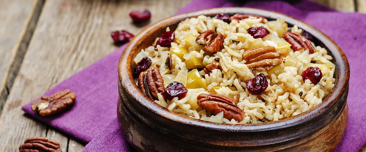 brown rice pecan cranberries