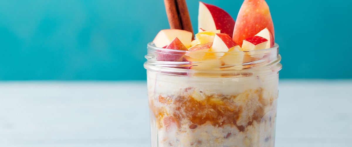 apple pie overnight oats