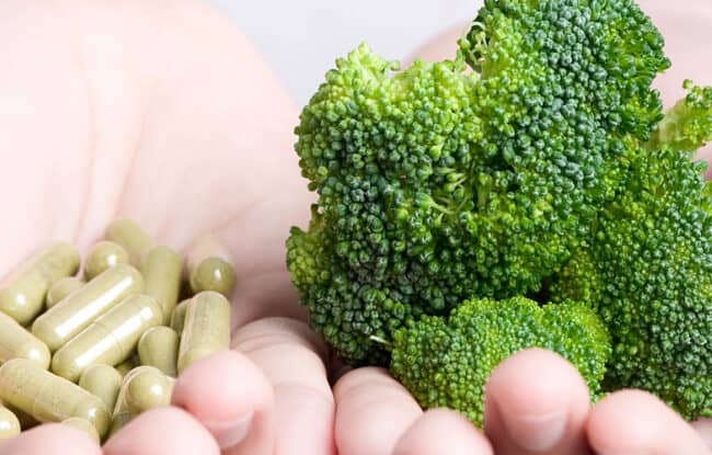 supplements versus broccoli